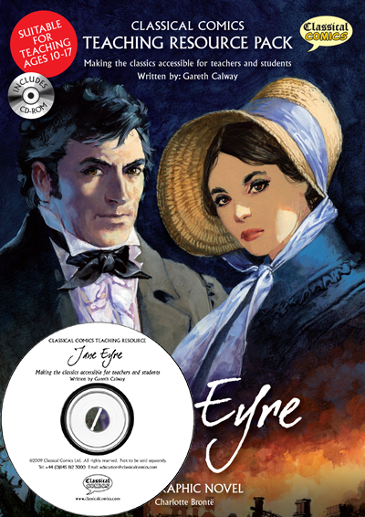 Front cover image of Jane Eyre Teaching Resource Pack with CD.