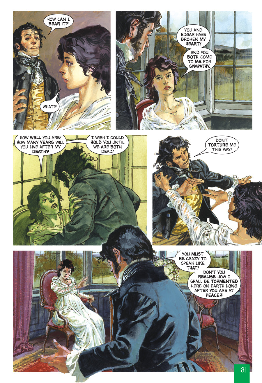 A sample Quick Text interior page from Wuthering Heights.