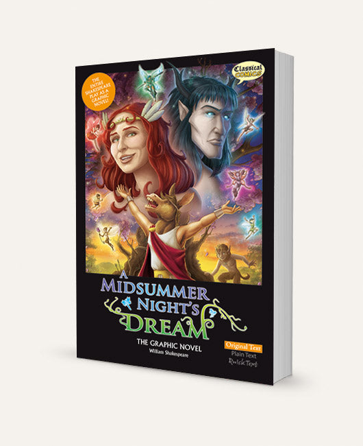 Three-dimensional image of Original Text A Midsummer Night's Dream: The Graphic Novel